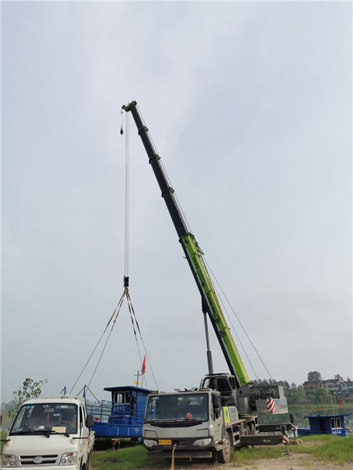 岳麓区桥梁建设吊装案例